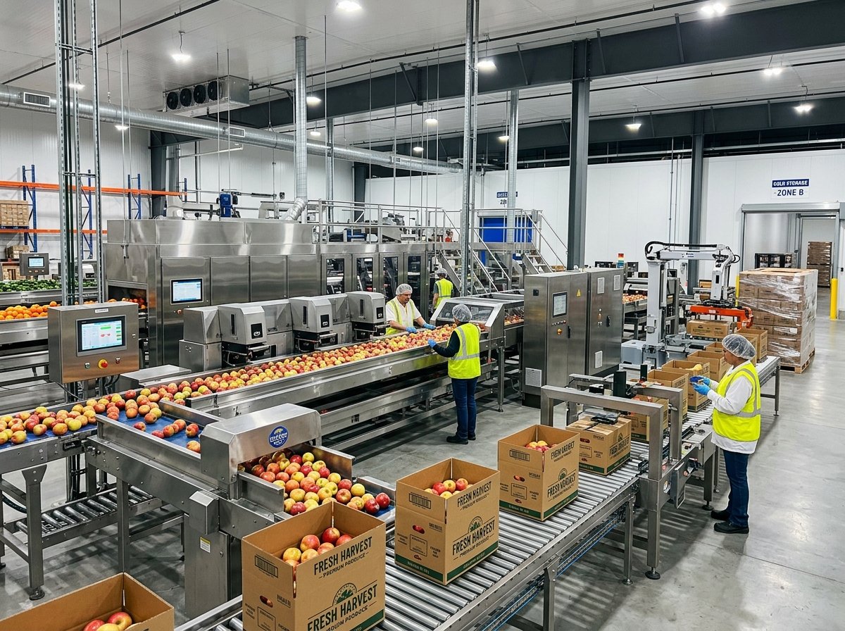 Fruit packaging and sorting in Himachal Pradesh